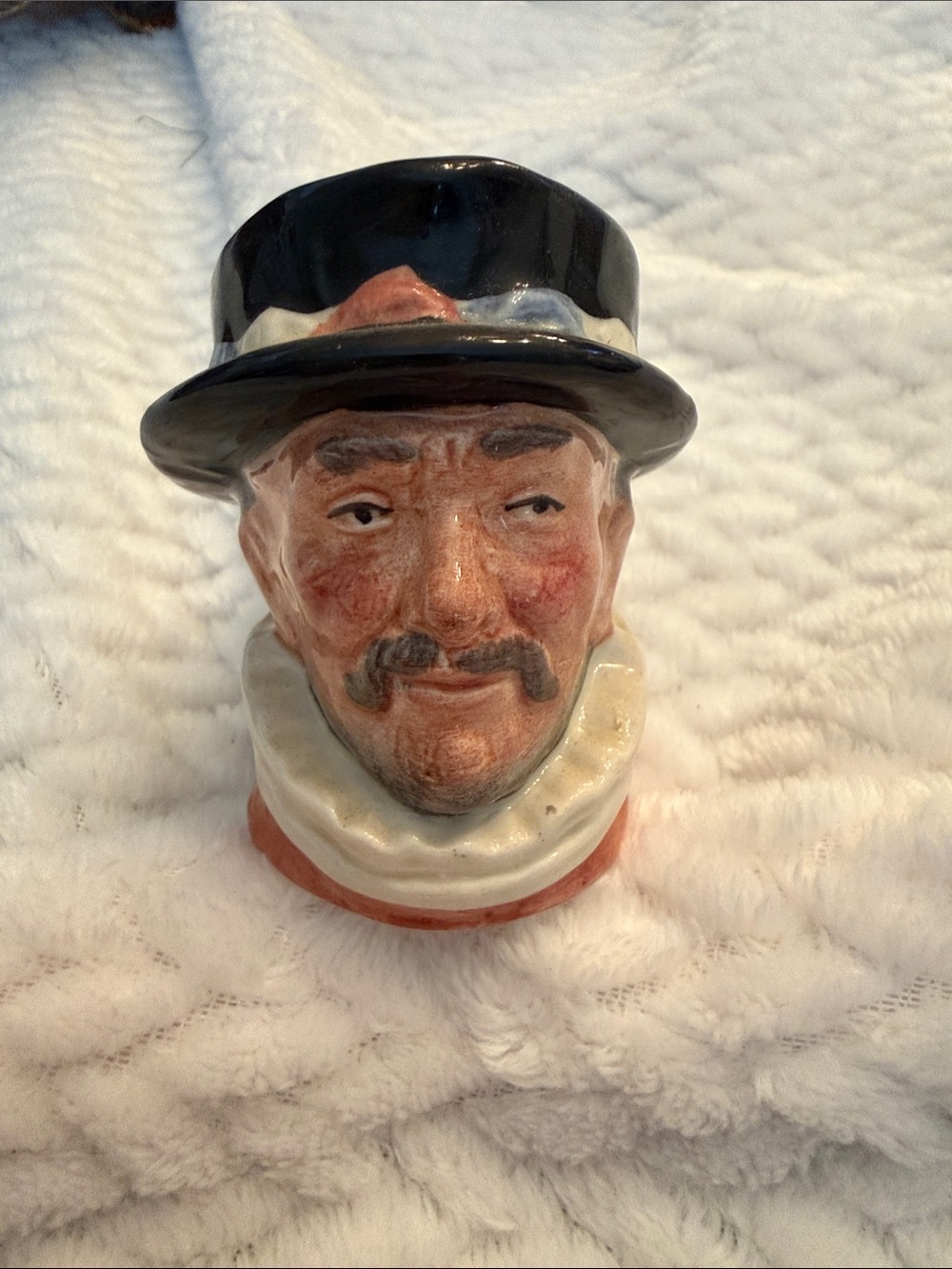 Vintage Royal Doulton Limited Beefeater Mini Toby Jug Porcelain Glass 1946